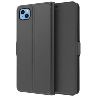 För iPhone 13 mini  PU Läder+TPU Anti-chock Magnetisk Telefonfodral Korthållare Stativ Stand skal