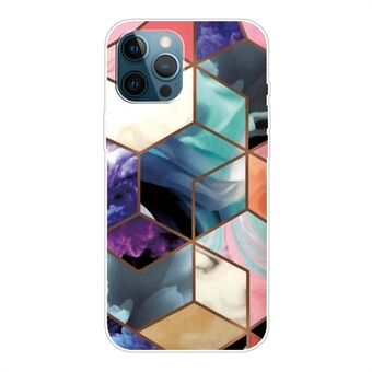 Marble Pattern Soft TPU Back Shell för iPhone 13 Pro Max 