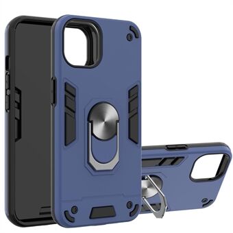 Armor 360° rotationsringhållare Ring Hybrid PC + TPU telefonfodral för iPhone 13 Pro Max 