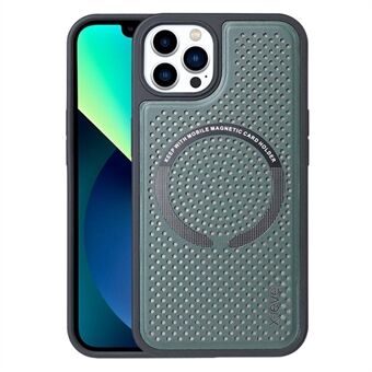 X-LEVEL Magic Magnets II Series Heat-reducing Case for iPhone 13 Pro Max  MagSafe Wireless Charging, Hard PC Soft TPU Breathable Hollow Cellular Hole Cover