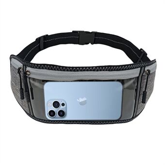 For iPhone 13 Pro Max /12 Pro Max  Touch Screen Transparent Phone Waist Bag Ultra Thin Phone Bag Pouch for Running Cycling