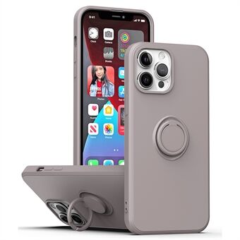 Protective Case for iPhone 13 Pro Max , Drop-proof Rubberized TPU Phone Cover with Ring Kickstand