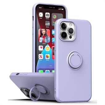 Protective Case for iPhone 13 Pro Max , Drop-proof Rubberized TPU Phone Cover with Ring Kickstand