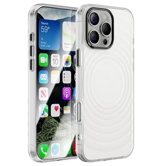 För iPhone 13 Pro Max Skal Akryl+TPU Telefonfodral 3D-vågmönster Skyddande