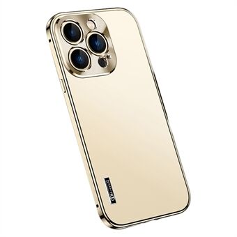 IM-CHEN För iPhone 13 Pro Max  Anti-fall Ultra Slim Matte telefonfodral med metallram Telefonskydd med magnetiskt/spännelås