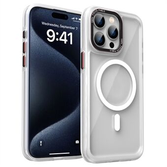 För iPhone 13 Pro Max 6,7 tum Magnetiskt mobilskal TPU + akrylskal Kompatibelt med MagSafe