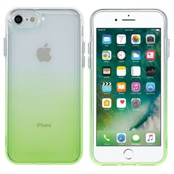 För iPhone 7 / 8 / SE (2020) / SE (2022) Gradient TPU-fodral Elektropleringsknappar Mobiltelefon bakstycke