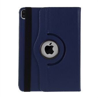 Litchi Skin 360 Degree Rotating Protective Stand Cover with Elastic Band for iPad Air (2020)/Air (2022) / iPad Pro (2021) / (2020) / (2018)