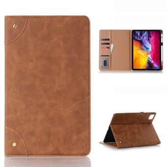 Retro Style Sleep/Wake Up Function Folio Flip Leather Cover Case for iPad Pro (2018)/(2020)/Air (2020)/Air (2022)