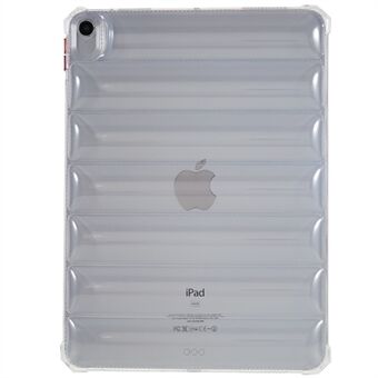 Mjukt TPU tabletfodral för iPad Air (2020) / (2022), Airbag dunjacka Design Dropsäkert genomskinligt surfplattafodral