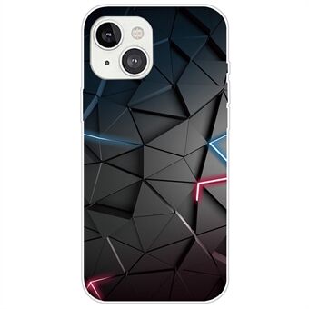 IMD Pattern Printing Ultra Slim Fodral för iPhone 14 , droppsäkert mjukt TPU-telefonskal