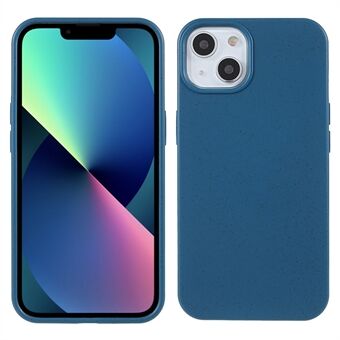 För iPhone 14  Starry Sky Series Slitstarkt telefonfodral Mjukt TPU biologiskt nedbrytbart vetehalm Matt bakskal