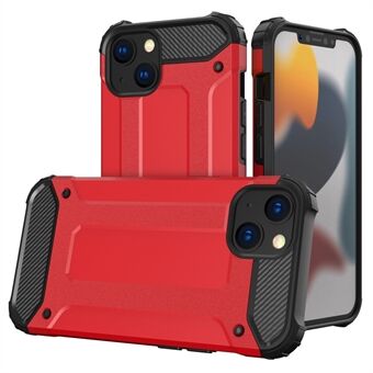 För iPhone 14  Fallsäkert telefonfodral TPU + PC-mobiltelefon bakstycke med inre värmeavledningsdesign