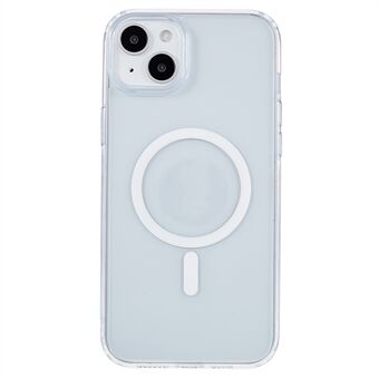 MUTURAL För iPhone 14 Clear Case Kompatibel med MagSafe Flexibel TPU Hård PC Stötsäker Fodral