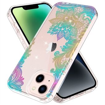 GW18 PC + TPU Hybrid-fodral för iPhone 14, lasermönstertryckt Stötsäkert förtjockat telefonskal