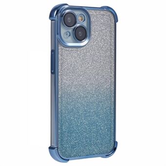 För iPhone 14 Fodral Glitter TPU Telefonfodral Förstärkta Hörn