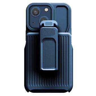 Explorer-serien för iPhone 14 Avtagbar bakre klämma Kickstand Telefonfodral PC + TPU Stötsäkert Hybrid Cover