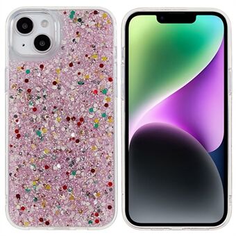 DFANS Starlight Shining Series för iPhone 14 Anti- Scratch skyddande telefonfodral PC+TPU Glittrigt mobiltelefonfodral