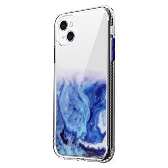 För iPhone 14 Snyggt marmormönster akryl + TPU-telefonskal Fallsäkert skyddsfodral