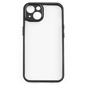 Genomskinligt telefonfodral för iPhone 14, TPU Frame PC Back Skyddande telefonfodral