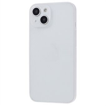 Hårt PC-skal för iPhone 14 Stripes Texture Translucent Phone Back Protector Case