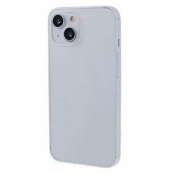 För iPhone 14 Slim Case Matt TPU Telefonfodral Transparent Vitt Skyddande Telefonfodral