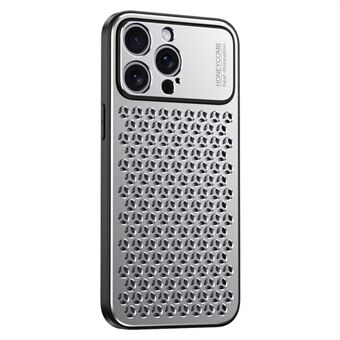 För iPhone 14 Pro-fodral, honungskos Heat Dissipation Aluminum Alloy+TPU Anti-Scratch Phone Cover.