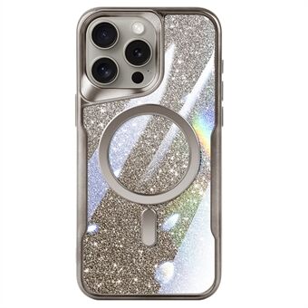 För iPhone 14 Pro Skal Kompatibelt med MagSafe TPU + PC Gradient Glitter Mobiltelefonskal