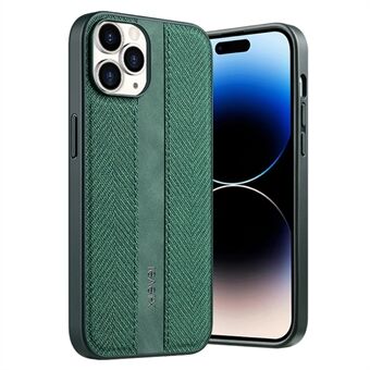 X-LEVEL För iPhone 14 Pro Fodral Läder+TPU Tygtextur Stöttåligt Telefonfodral