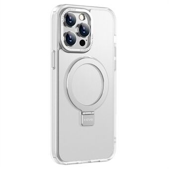 X-LEVEL För iPhone 14 Pro-fodral TPU+PC-telefonfodral med magnetiskt osynligt ställ