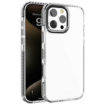 För iPhone 14 Pro Transparent Telefonfodral PC+TPU Skal Reptåligt Telefonöverdrag