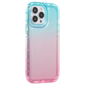 Stötsäkert fodral för iPhone 14 Pro Gradient Color TPU telefonfodral Skyddande Anti-Drop Slim Cover