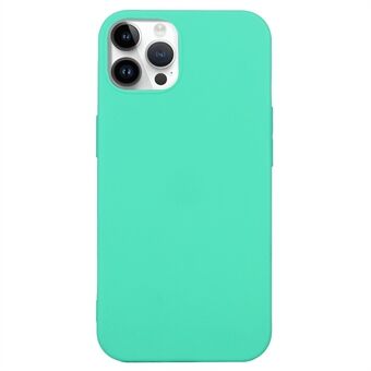 För iPhone 14 Pro Soft TPU Stötsäkert skyddsfodral Mattfinish Profil Anti-Fingerprint Telefonskydd