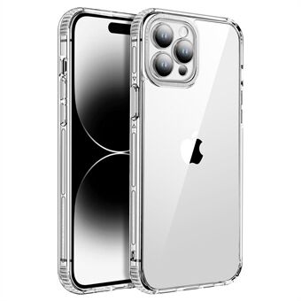 KSTDESIGN Akryl TPU-fodral för iPhone 14 Pro Anti-Drop Slim Telefonfodral med glaslinsskydd