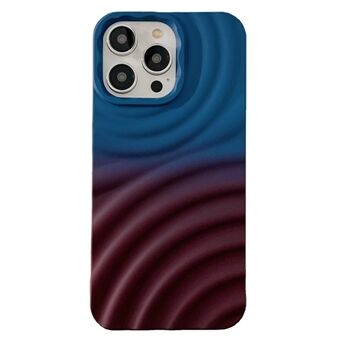 För iPhone 14 Pro Soft TPU telefonskal Gradient Water Ripple Texture Back Protector Case