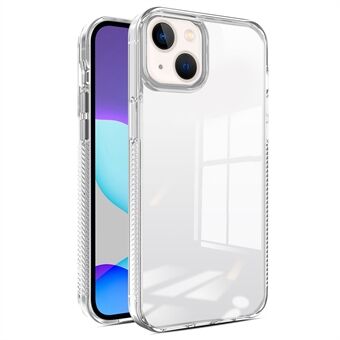 För iPhone 14 Plus Clear Phone Case TPU PC Halkfri Stöttålig Baksida Cover