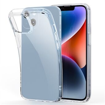 ESR Project Zero Series för iPhone 14 Plus Ultratunt Mjukt TPU-fodral Transparent Stötsäkert Reptåligt Skal