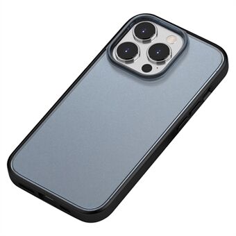 Matte TPU + PC-telefonfodral för iPhone 15 genomskinligt, stötsäkert och fingeravtrycksskyddande telefonfodral.