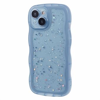 JTW-serien för iPhone 15 TPU-skal Glitterstjärnor Anti-Rep Epoxy-telefonfodral