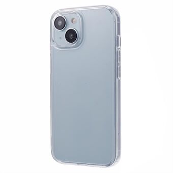 MUTURAL För iPhone 15 Mobilskal Transparent TPU+PC Telefon Baksida