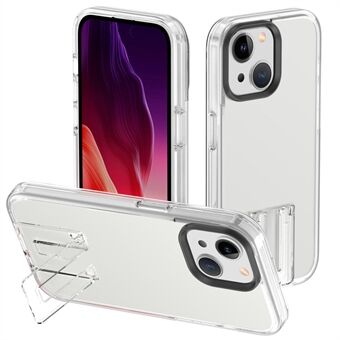 För iPhone 15-skal Stötsäkert TPU+PC-stöd Telefonfodral