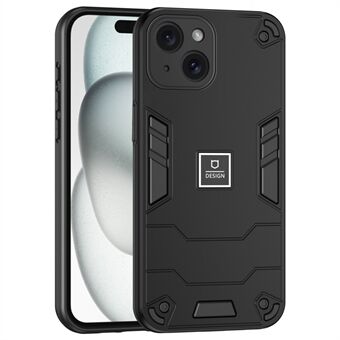 För iPhone 15 Telefonfodral Anti-Slip PC+TPU Skyddshölje