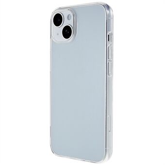 För iPhone 15 Plus Slim-Fit TPU Mobilskydd Dammtät Genomskinligt Skal Telefonfodral Anti-Rep-skydd