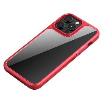 Hårt PC + TPU-telefonskal för iPhone 15 Plus, repmotståndigt, stöttåligt, tunn telefonfodral.