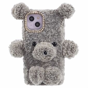 För iPhone 15 Plus Furry Plush Case Fur Hair Cute 3D Bear Style TPU Phone Cover

För iPhone 15 Plus Furry Plush-omslag i päls, söt 3D-björnstil, TPU-telefonfodral.