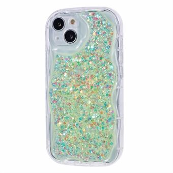 JTW-serien för iPhone 15 Plus TPU-skal Glitterpailletter Smarttelefonfodral