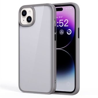 För iPhone 15 Plus mobiltelefonskal med stötdämpande TPU+PC-baksida