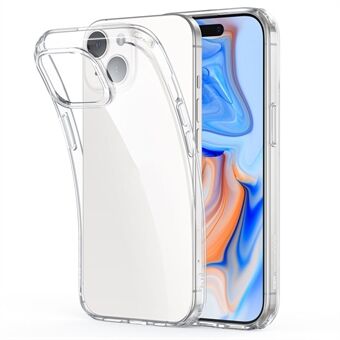 ESR Project Zero-serien för iPhone 15 Plus-fodral Transparent stötsäkert mjukt TPU-telefonskal