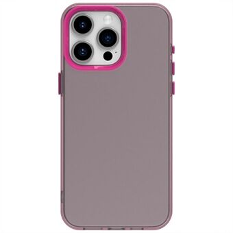 Candy Series För iPhone 15 Pro Fodral PC+TPU+PET Stöttåligt Telefonfodral