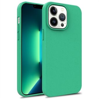 För iPhone 15 Pro Starry Sky-serien, matt telefonfodral i vetegräs + TPU, miljövänligt bakfodral.